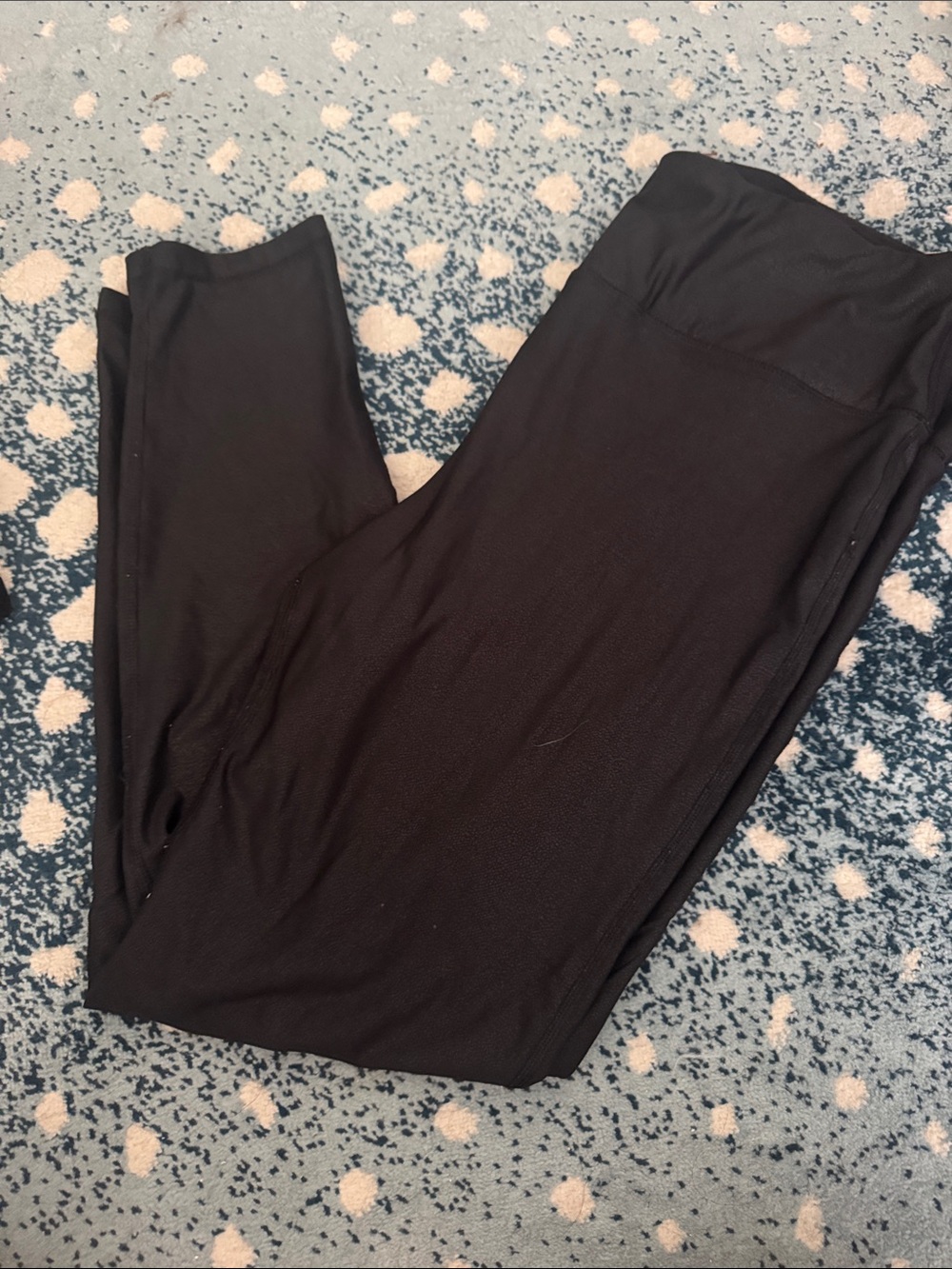 Mono B Black High-Waist Leggings